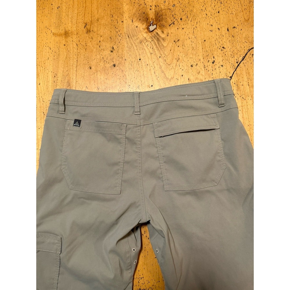 Prana Stretch Zion Pant Mens 35x32 Khaki Cargo Pocket Gorpcore Hike - Picture 5 of 7